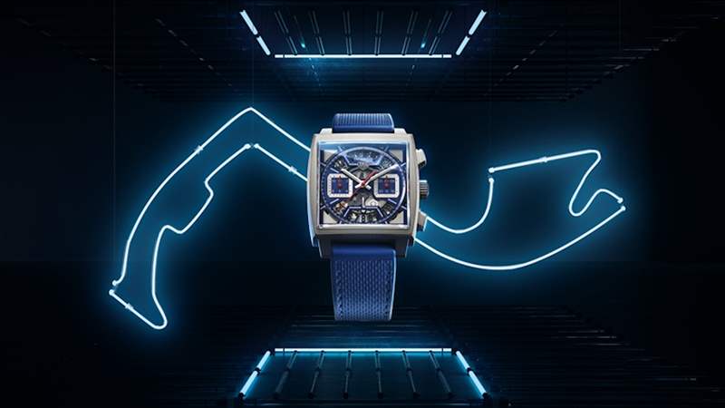 TAG Heuer 3款新Monaco防水計時手表鏤空透底配松綠飾面極吸睛-復(fù)刻表