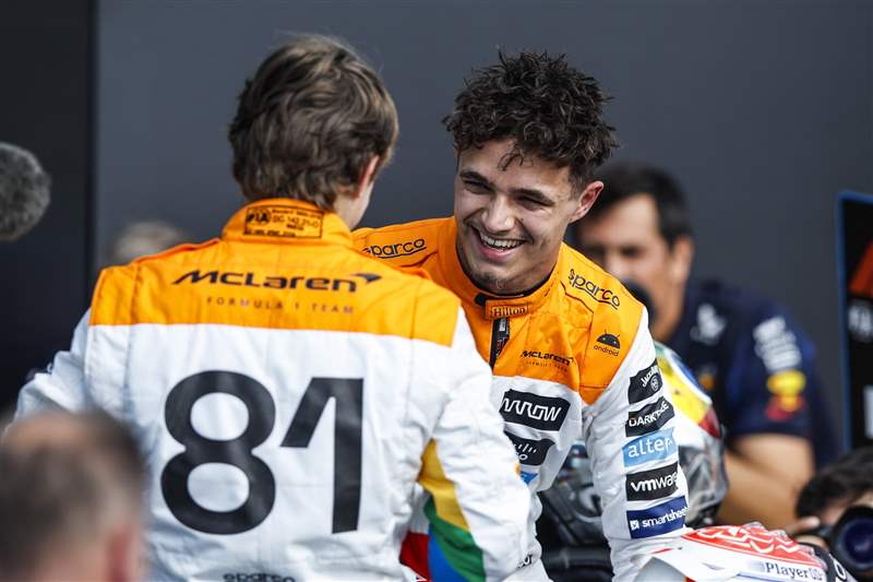 年輕有為，RICHARD MILLE理查米爾合作伙伴McLaren F1車隊接連上演亮眼表現(xiàn)-復(fù)刻表