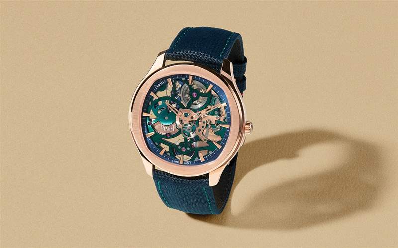 Piaget推出Polo Skeleton Arty超薄鏤空腕表：彩色機(jī)芯-復(fù)刻表