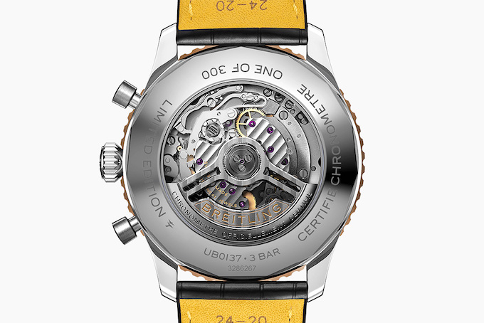 百年靈推出美國獨家Navitimer計時碼表，采用醒目的灰色配色-復(fù)刻表