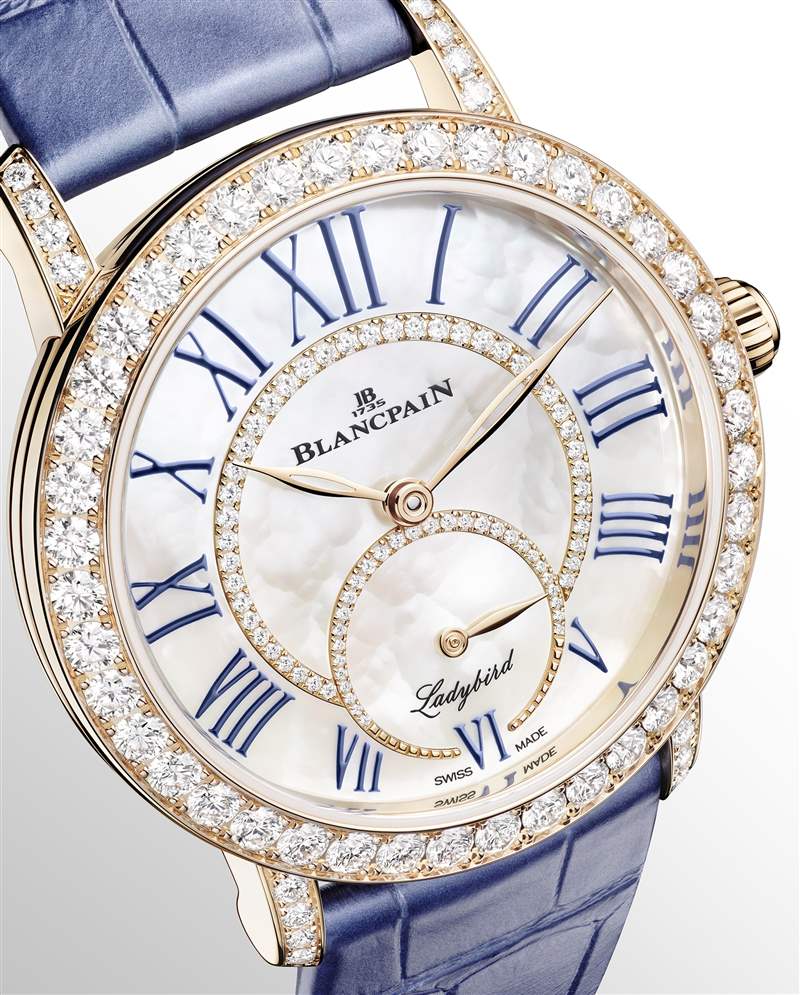 Blancpain推出Ladybird Colors小秒針腕表和月相腕表：春日色彩-復(fù)刻表