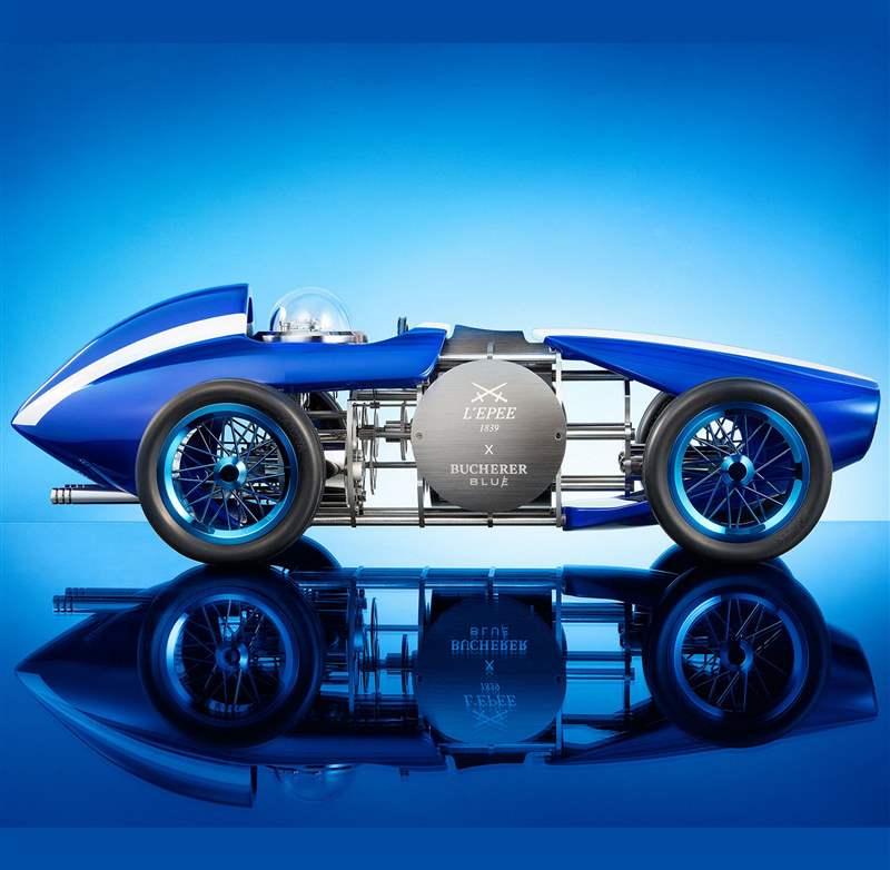 Bucherer推出3枚Bucherer Blue時計新作：Girard-Perregaux、H. Moser & Cie.和L’Epe?e合作版-復(fù)刻表