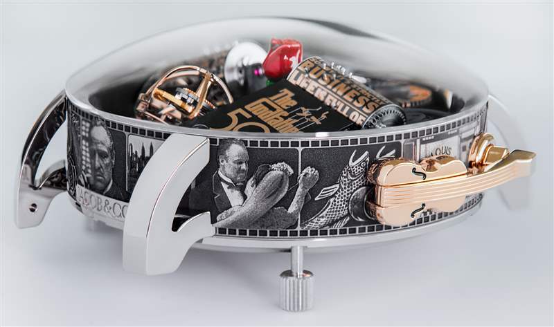 Jacob & Co.推出Opera Godfather 50th Anniversary三軸陀飛輪音樂盒腕表：《教父》上映50周年-復刻表