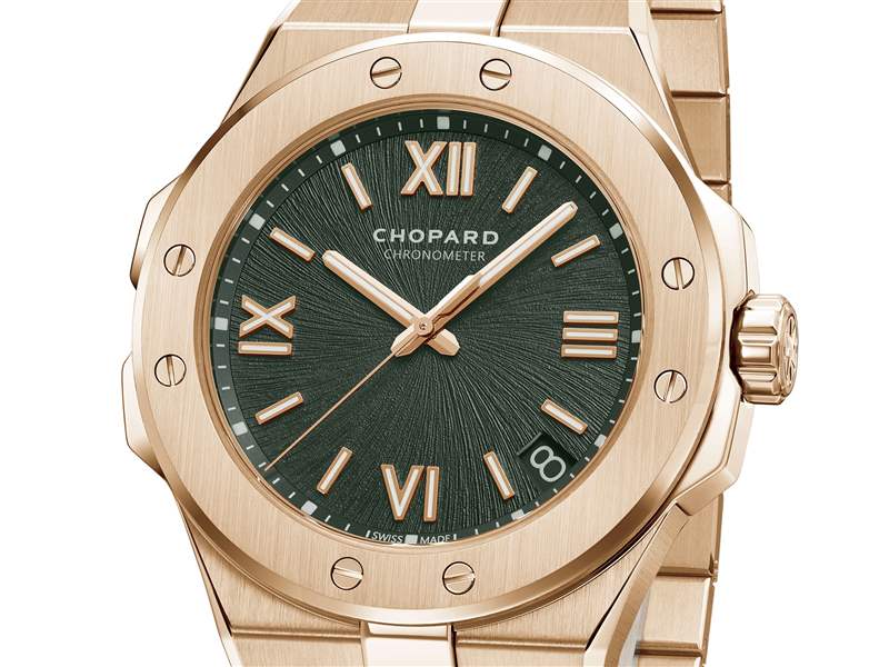 Chopard推出Alpine Eagle系列腕表新作：綠色表盤，33mm女士腕表-復刻表