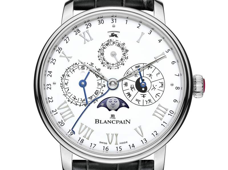 寶珀推出Villeret Calendrier Chinois Traditionnel中華年歷「寶兔」限量腕表-復(fù)刻表