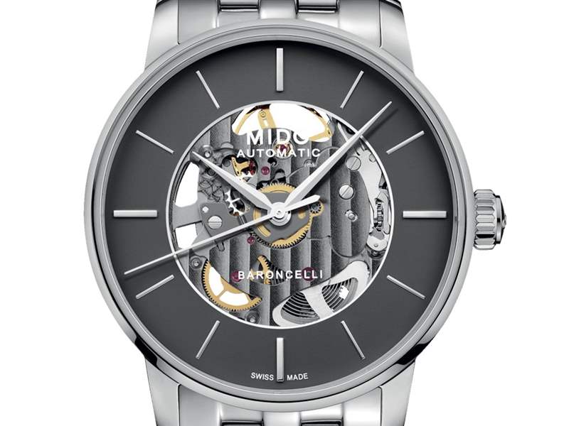 美度推出Baroncelli Signature Skeleton大三針鏤空腕表-復刻表