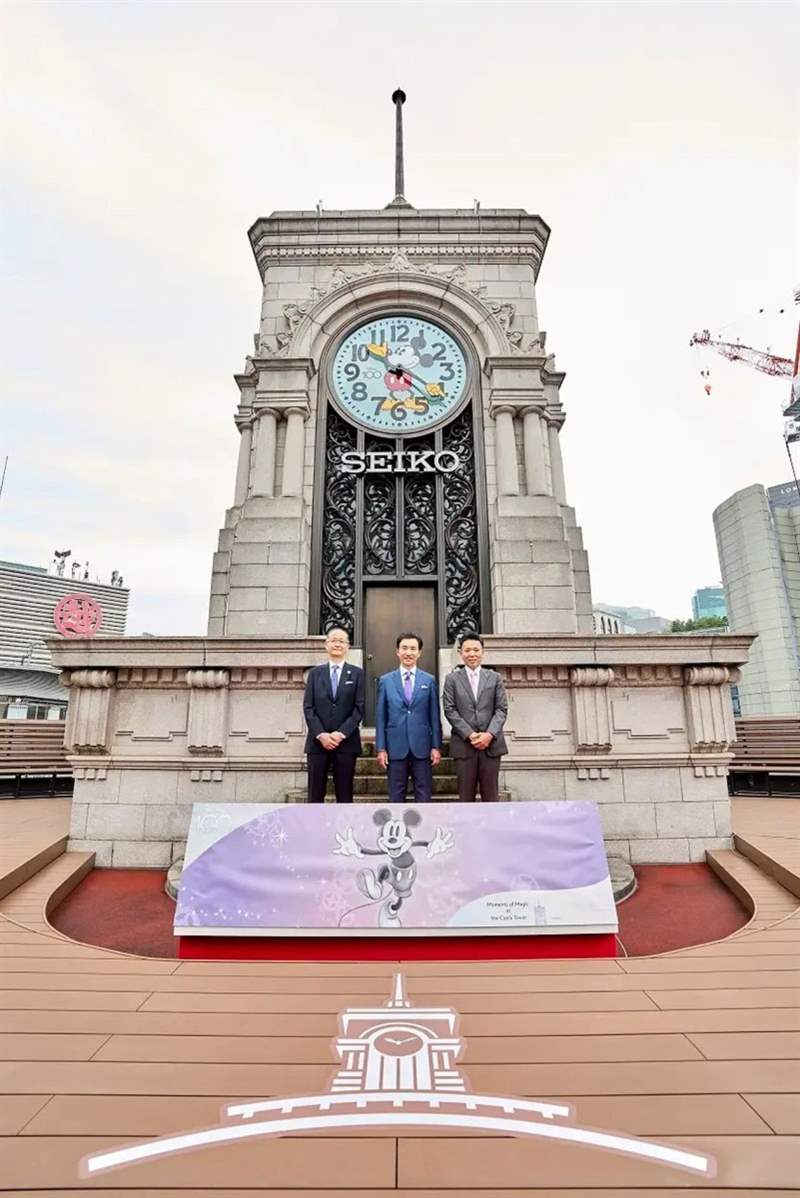 東京銀座SEIKO House期間限定迪士尼米老鼠鐘樓只展出到這一天-復刻表