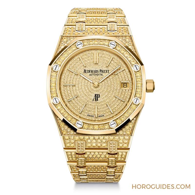 光彩熠熠！愛彼Royal Oak Jumbo全鑲寶石版限量登場-復刻表