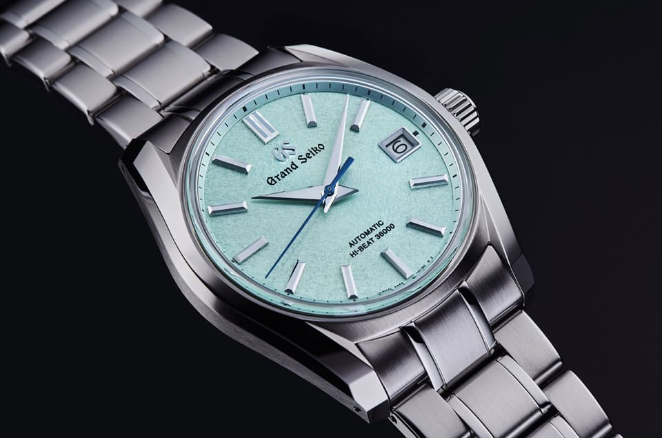 GRAND SEIKO 2023年臺灣限定版以節(jié)氣「榖雨」為靈感天青色面盤充滿春天活力-復刻表
