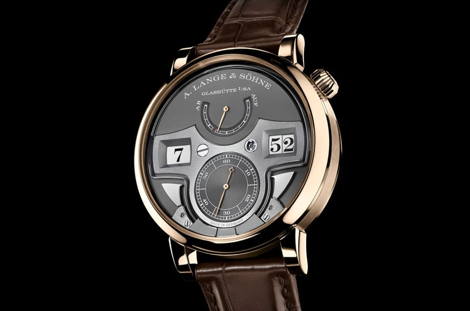 朗格Zeitwerk十進(jìn)制三問表改采品牌獨家蜂蜜金材質(zhì)亮相-復(fù)刻表