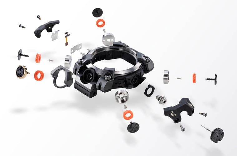 G-SHOCK MUDMASTER金屬搭碳纖維樹脂強(qiáng)化保護(hù)性內(nèi)建三重感測器探險(xiǎn)很放心-復(fù)刻表