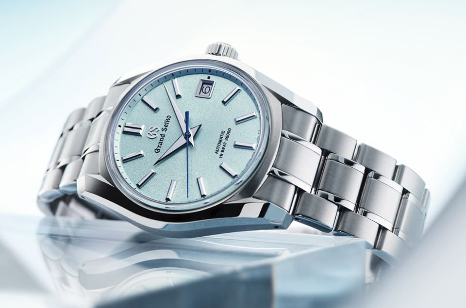 GRAND SEIKO 2023年臺灣限定版以節(jié)氣「榖雨」為靈感天青色面盤充滿春天活力-復刻表