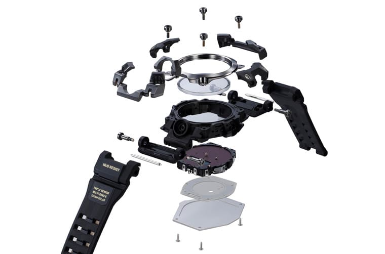 G-SHOCK MUDMASTER金屬搭碳纖維樹脂強(qiáng)化保護(hù)性內(nèi)建三重感測器探險(xiǎn)很放心-復(fù)刻表