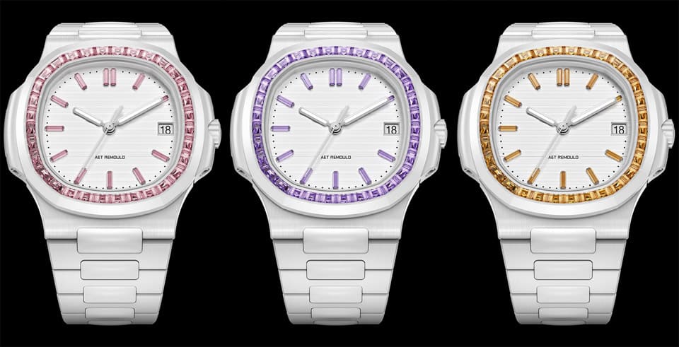 「白陶瓷搭彩色寶石」百達(dá)翡麗金鷹5711掀起高級(jí)運(yùn)動(dòng)表奢華風(fēng)-復(fù)刻表