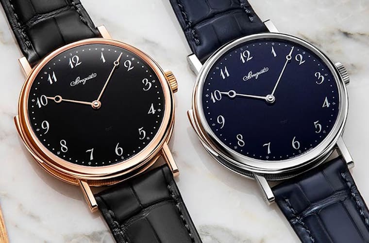 寶琺璣Classique 7637三問表改換玫瑰金表殼搭黑色琺瑯面盤表背依舊令人超驚艷-復刻表