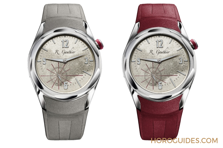 Romain Gauthier C系列推出第五代鈦金屬新作! 獨特的手工鑿刻紋理香檳面-復刻表