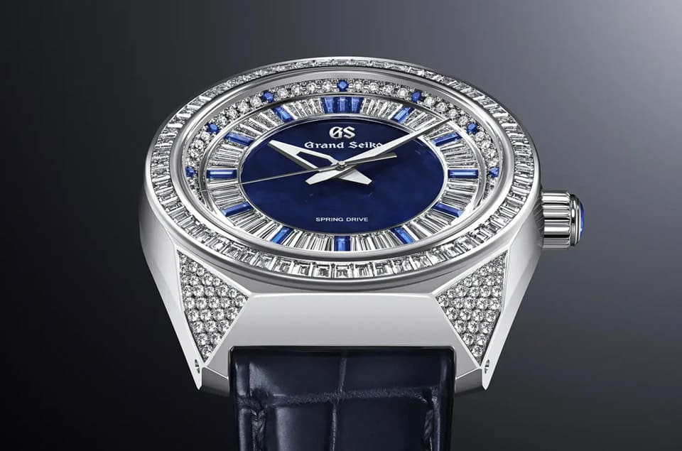 GRAND SEIKO Spring Drive結(jié)合高級珠寶工藝詮釋「白獅」般的王者氣勢-復刻表