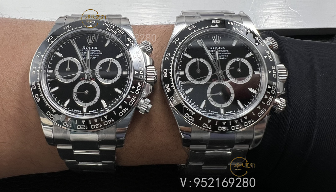 Clean廠C廠勞力士4131黑陶迪126500ln手表對比正品怎么樣-復(fù)刻表