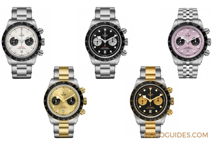 顛覆傳統(tǒng)的粉紅熊貓！帝舵表TUDOR發(fā)表Black Bay Chrono 'Pink'粉紅表盤計(jì)時(shí)碼表-復(fù)刻表