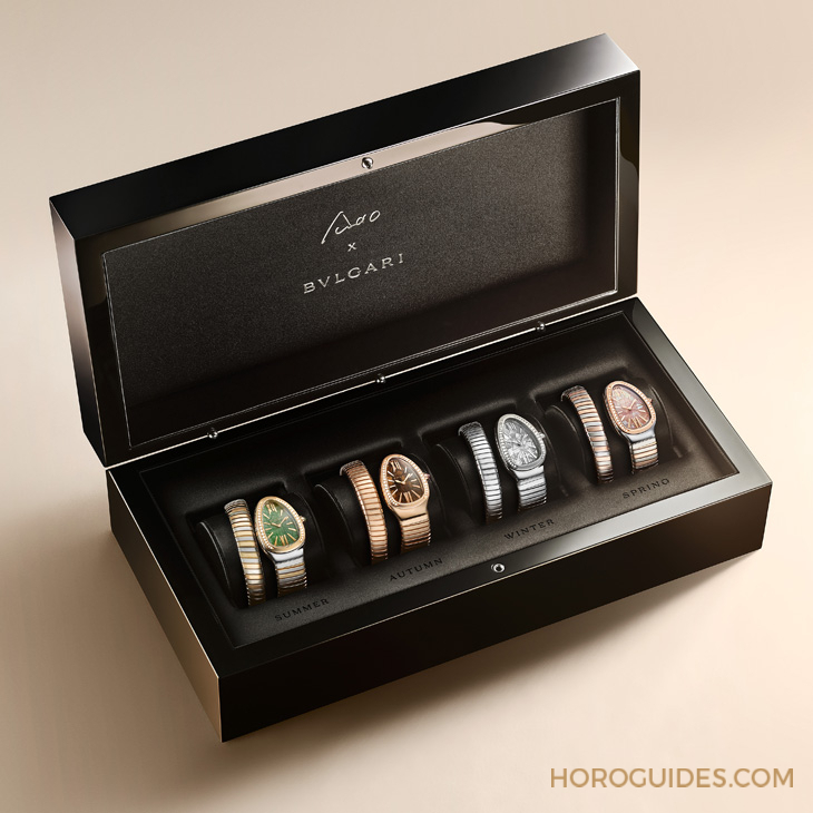 安藤忠雄為Serpenti出手了、全球最薄陀飛輪機芯黑化上陣｜BVLGARI W&W 2024速覽-復刻表