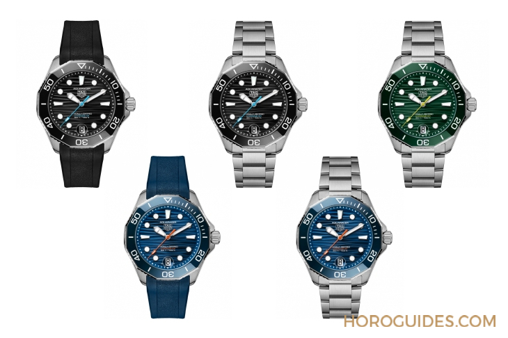 潛水猛將升級！ TAG HEUER推出全新Aquaracer Professional 300日期腕表與GMT腕表-復(fù)刻表