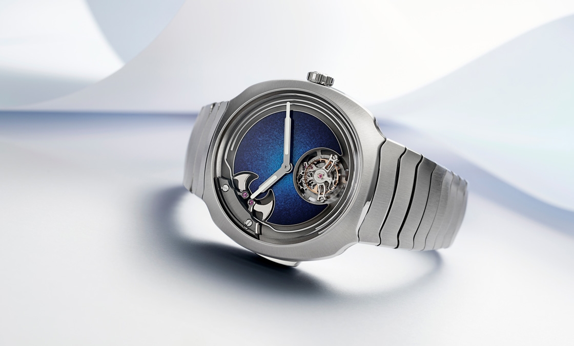 大明火琺瑯煙燻面加身，亨利慕時(shí)三問疾速者三問報(bào)時(shí)陀飛輪藍(lán)色琺瑯概念腕表奪目登場-復(fù)刻表