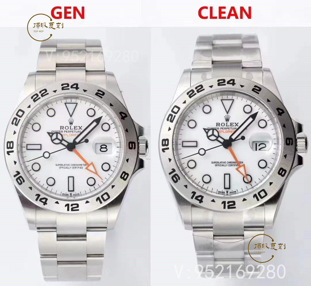 Clean廠C廠勞力士探險家2探二42mm丹東3285機芯對比正品怎么樣-復刻表