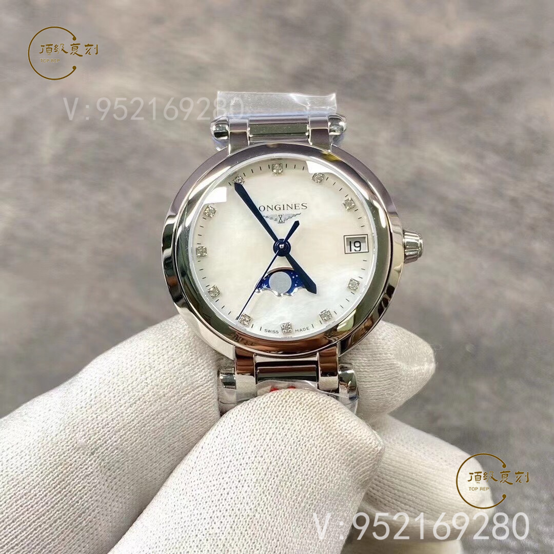 KL工廠浪琴心月女表復刻版深度評測：璀璨優(yōu)雅，細節(jié)至上-復刻表