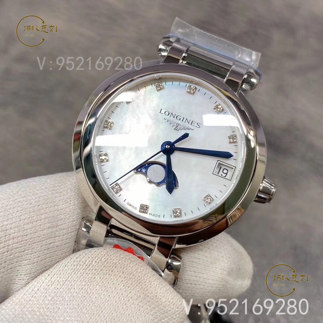 KL工廠浪琴心月女表復刻版深度評測：璀璨優(yōu)雅，細節(jié)至上-復刻表