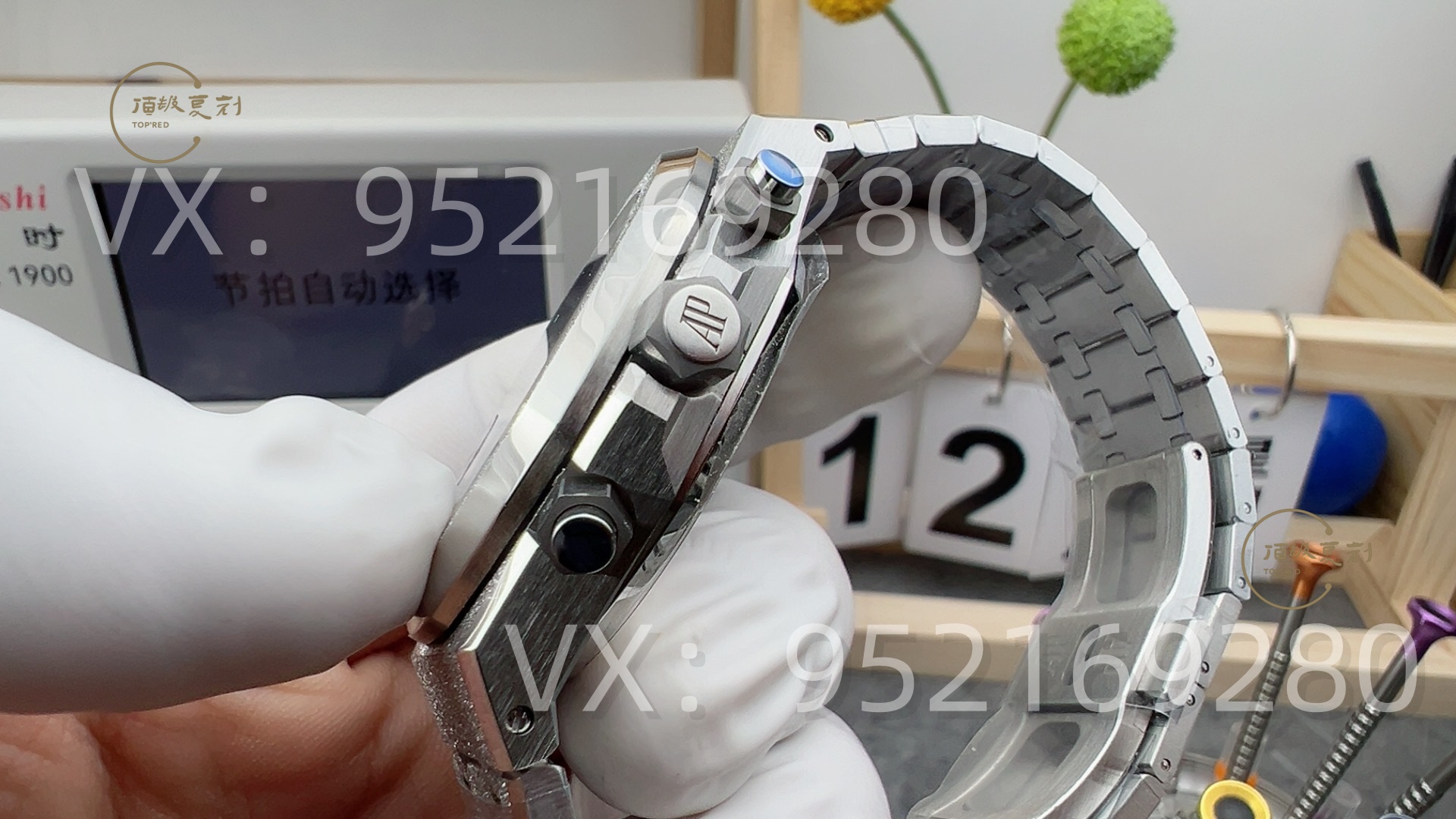 APS廠AP愛彼26240熊貓計時霜金腕表做工怎么樣,4401一體機-復刻表